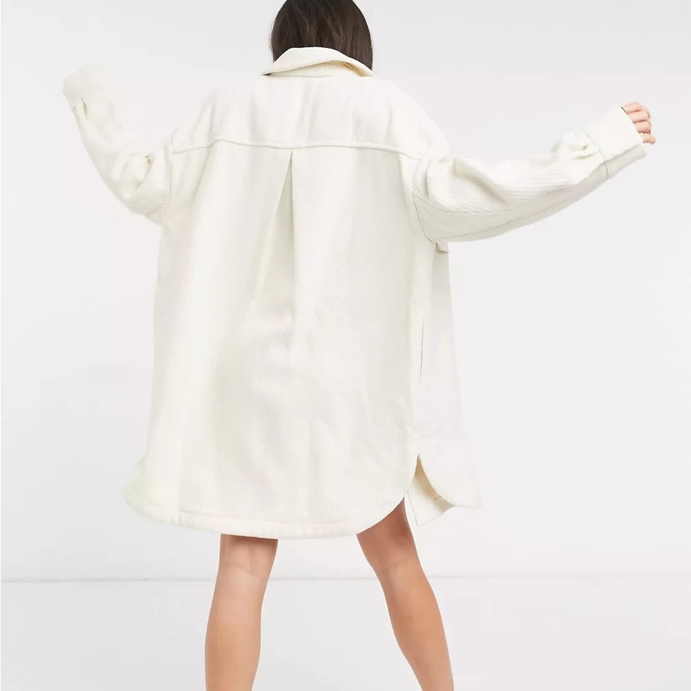 ASOS Cream Shacket - Picture 2 of 8
